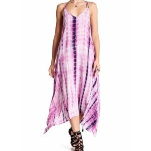 Purple Tie Dye Maxi Dress